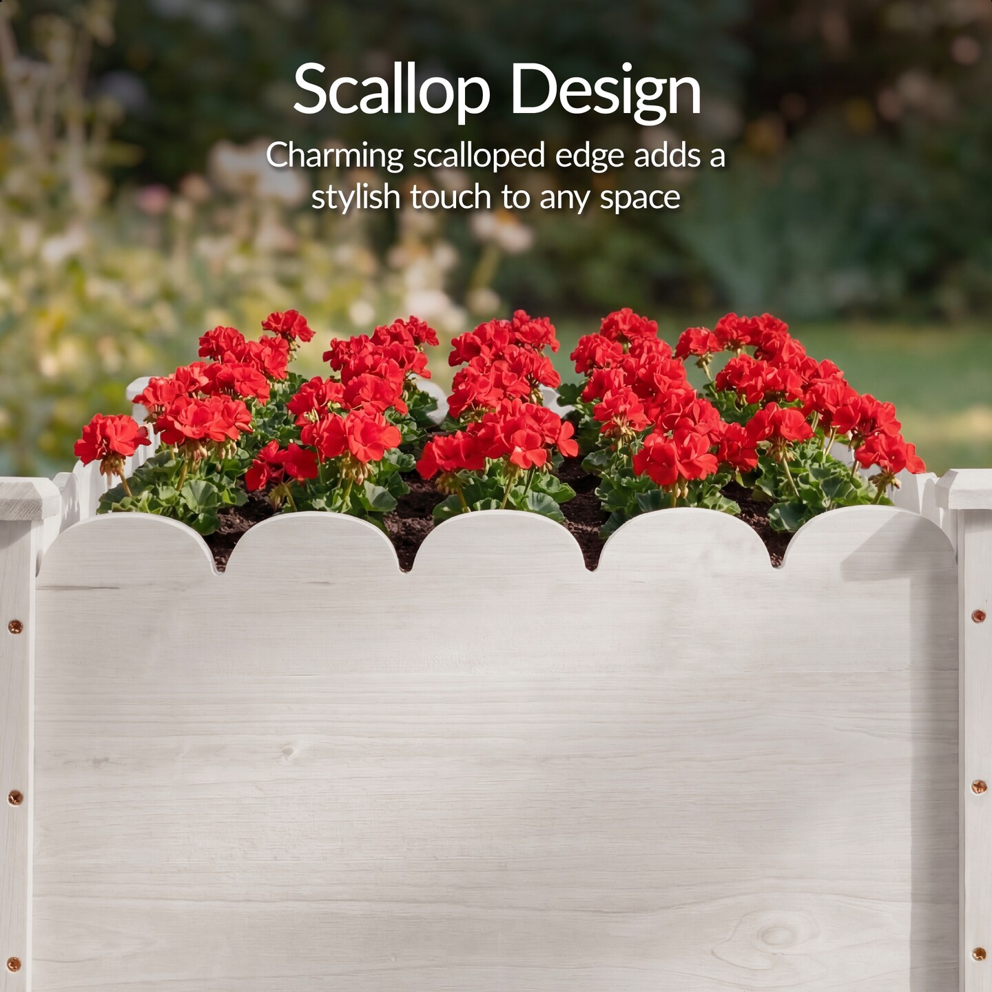 Best Choice Products 48x24x30in Raised Garden Bed, Elevated Wooden Planter for Yard w/ Foot Caps, Liner