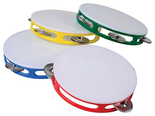 Primary Color Tambourines