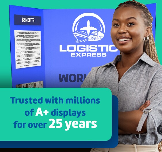 Flipside Products 36” x 48” Foam Project Boards for Presentations, Science Fair, School Projects, Event Displays and Trifold Picture Board - 3 Pack