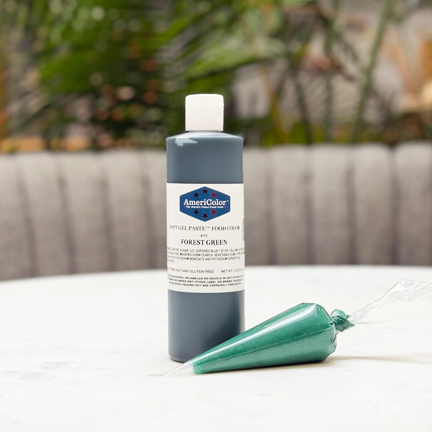 AmeriColor, Forest Green, 13.5 Ounce, Soft Gel Paste Food Color