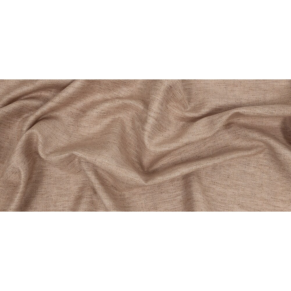 1 Yard Heathered Mauve Cotton Tencel Linen Blended Woven Fabric