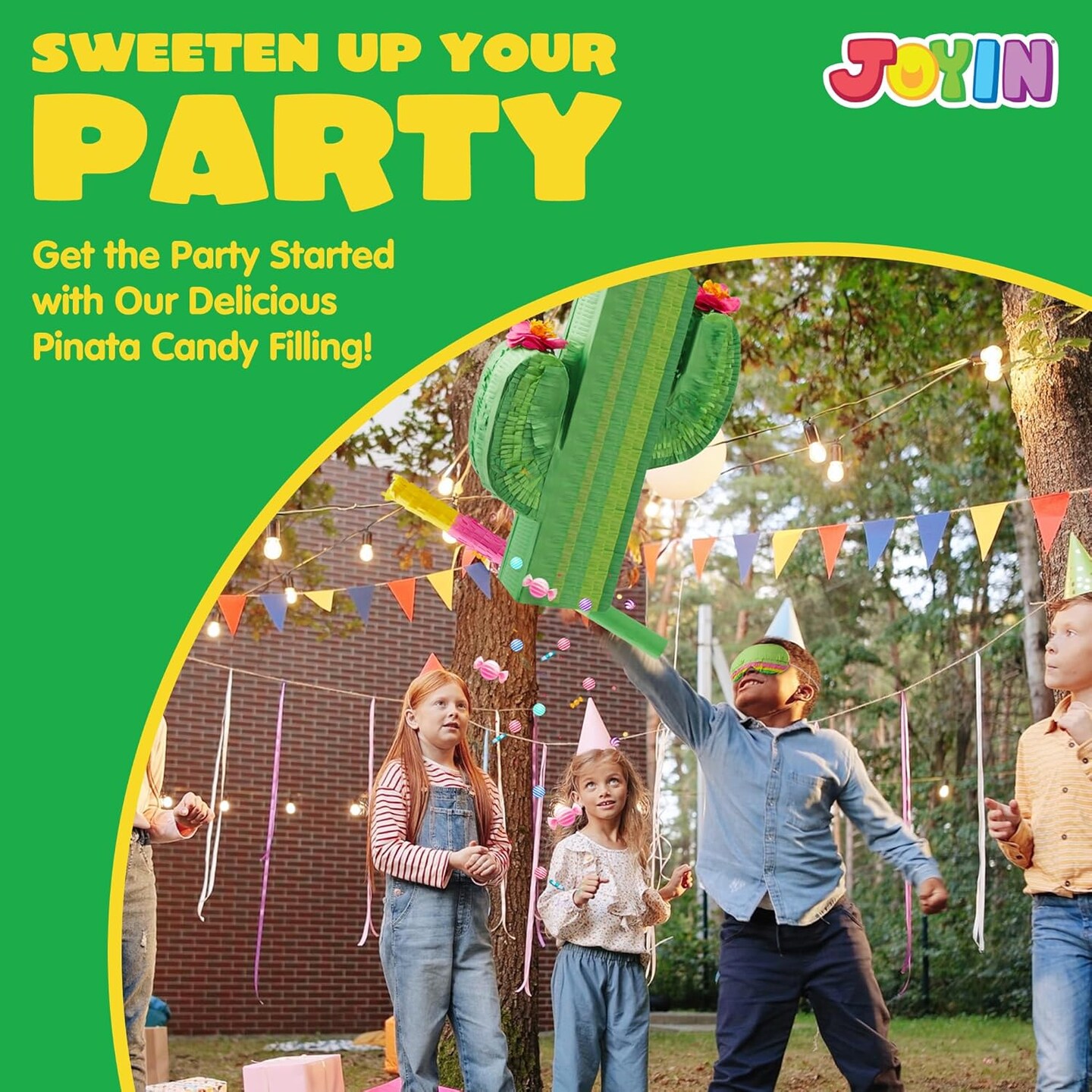 Cinco De Mayo Cactus Pinata for Kids Birthday Party, (16.75x11.25x3 in.) for Fun Fiesta Taco Party Supplies, Luau Event Photo Props, Mexican Theme Decoration, Carnivals Festivals, Taco Tuesday Event