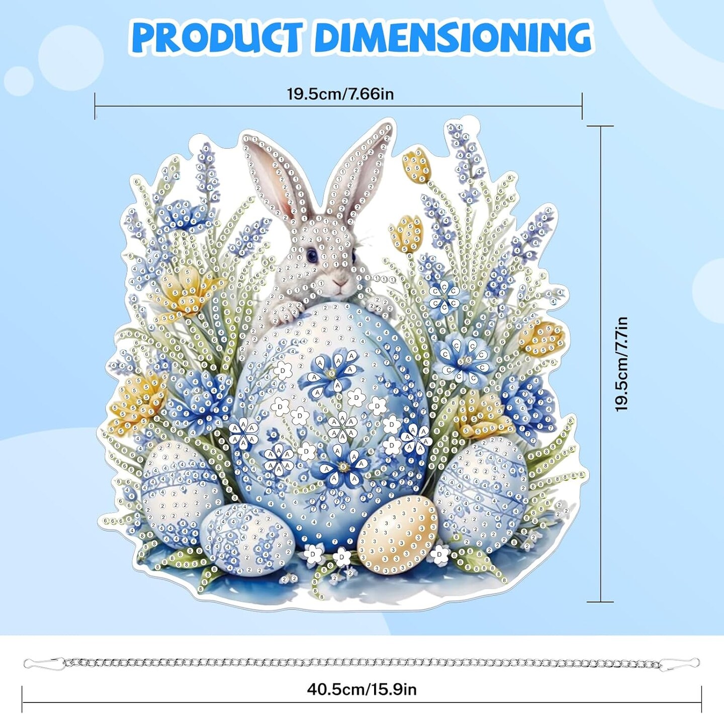 5D Special Shape Diamond Painting Rabbit Kits