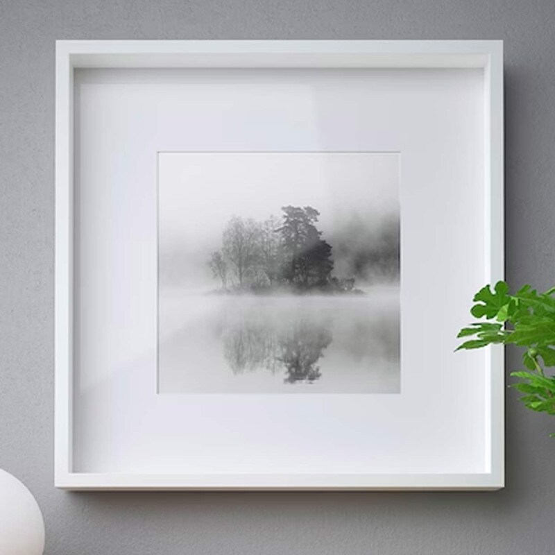 Square Photo Frame White 19 &#xBE;x19 &#xBE;&#x22;