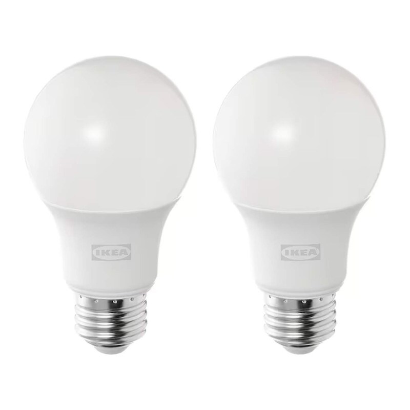LED Bulb E26 800 Lumen Dimmable Globe Opal