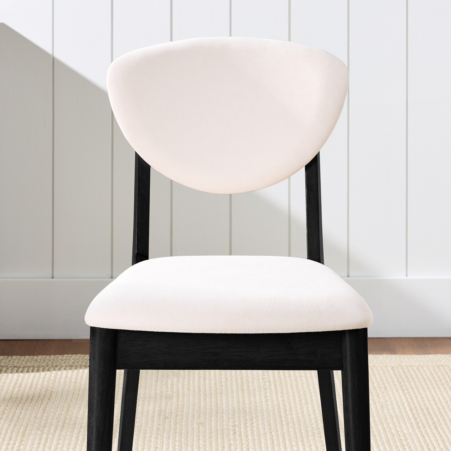 Best Choice Products 2-Piece Mid-Century Modern Wood & Upholstered Dining Chair Set