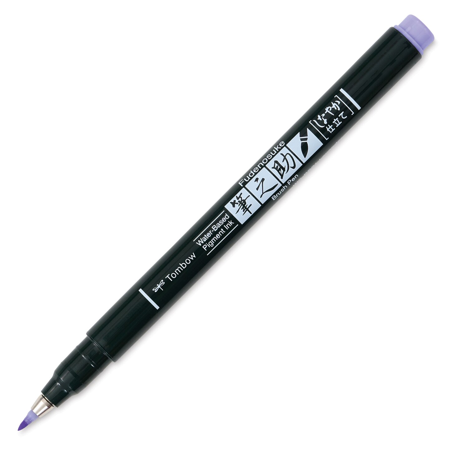 Tombow Fudenosuke Brush Pen - Lavender Pastel, Soft Tip, Color