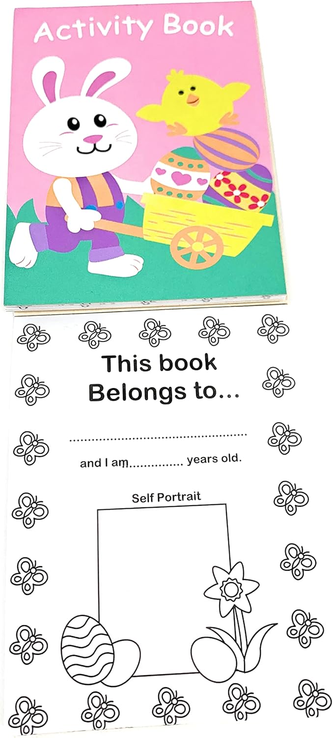 Bulk 48 Pack Easter Party Activity Books
