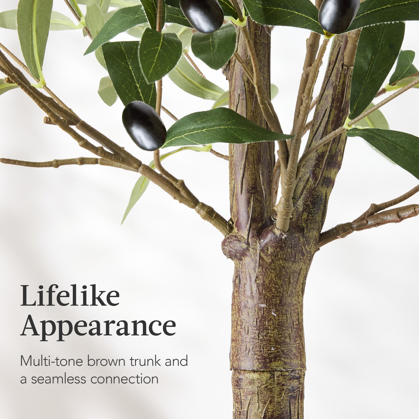 Best Choice Products Artificial Olive Tree, Lifelike Faux Tree, Home Accent D&#xE9;cor w/ Planter Pot, Realistic Trunk