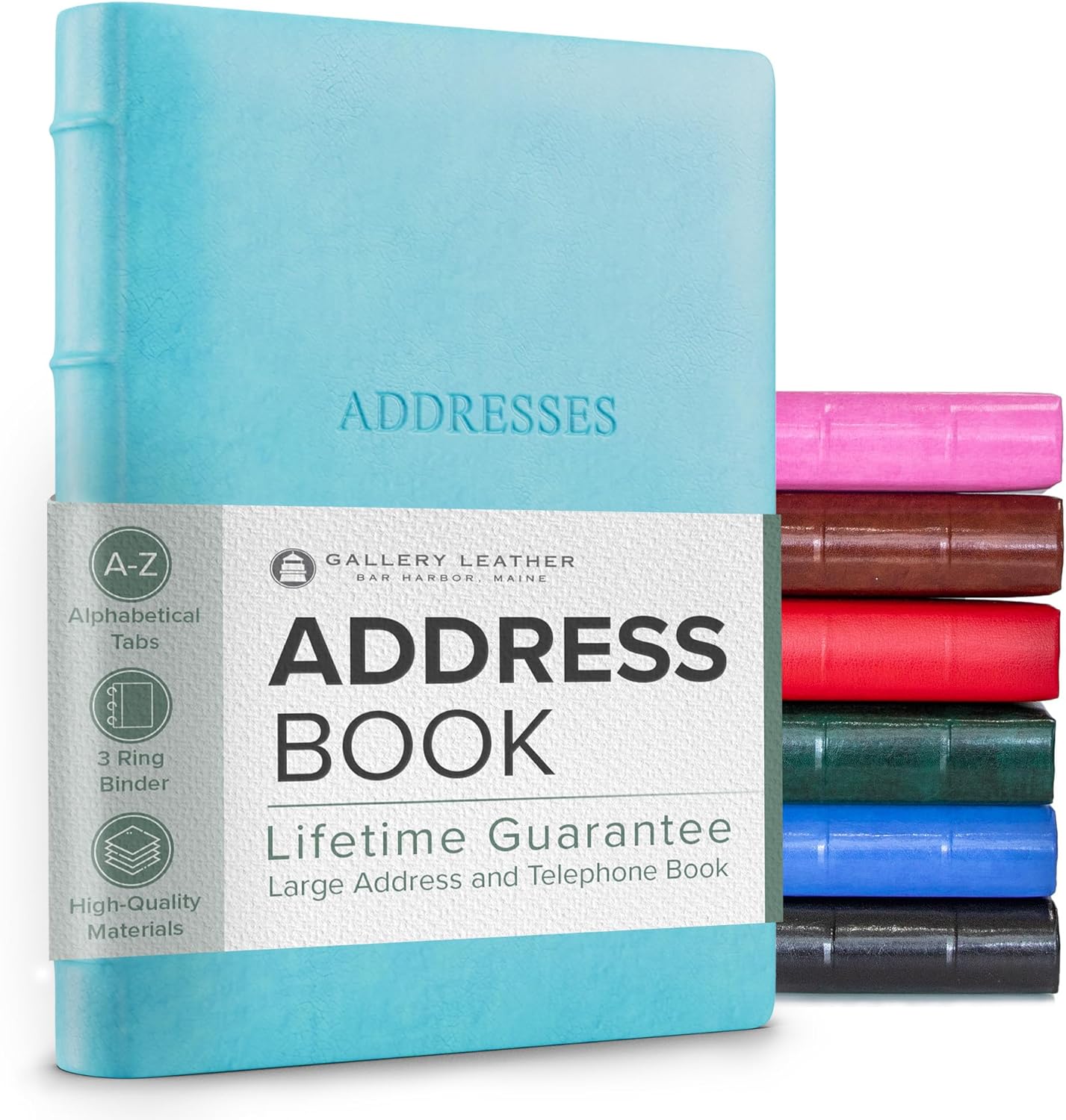 STREET 11冊 Leather Address Book | Pocket Size | Charing Cross | Tiny Luxury