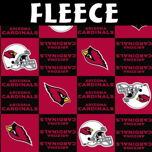 NFL Arizona Cardinals Fleece 6328-D Licensed Fabric by the Yard