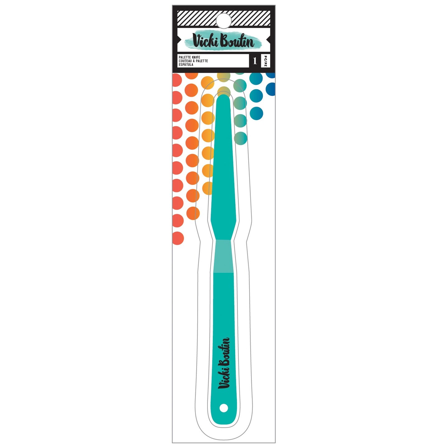 Vicki Boutin Color Kaleidoscope Silicon Palette Knife-Teal