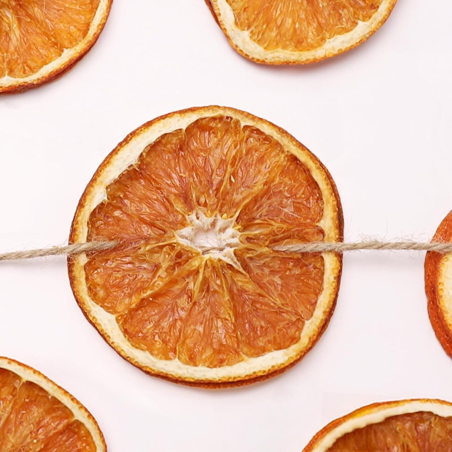10 Ft Dried Orange Slice Fall Christmas Garland,Fall Decor - Christmas Decorations