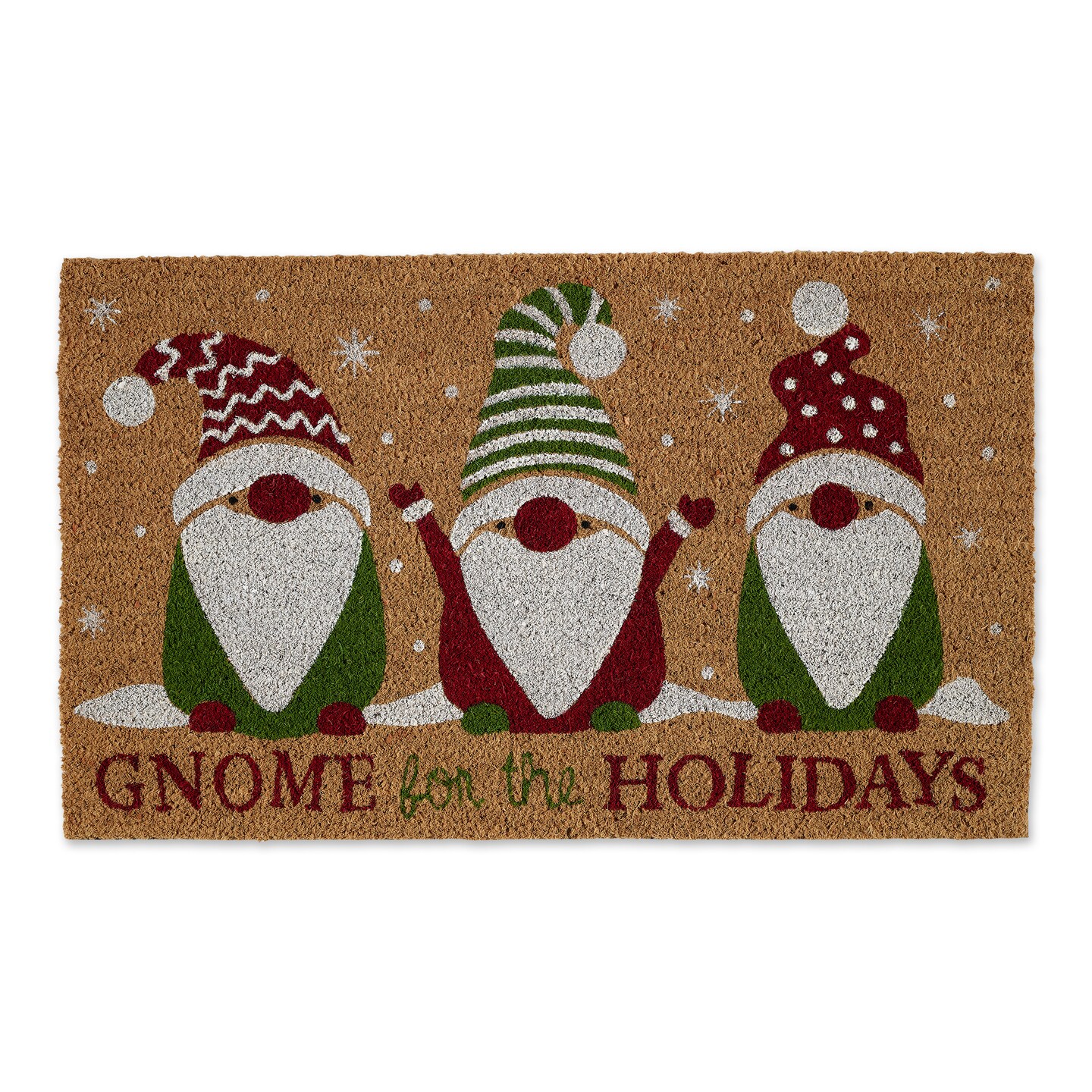Contemporary Home Living &#x22;Gnome for the Holidays&#x22; Christmas Doormat - 18&#x22; x 30&#x22;
