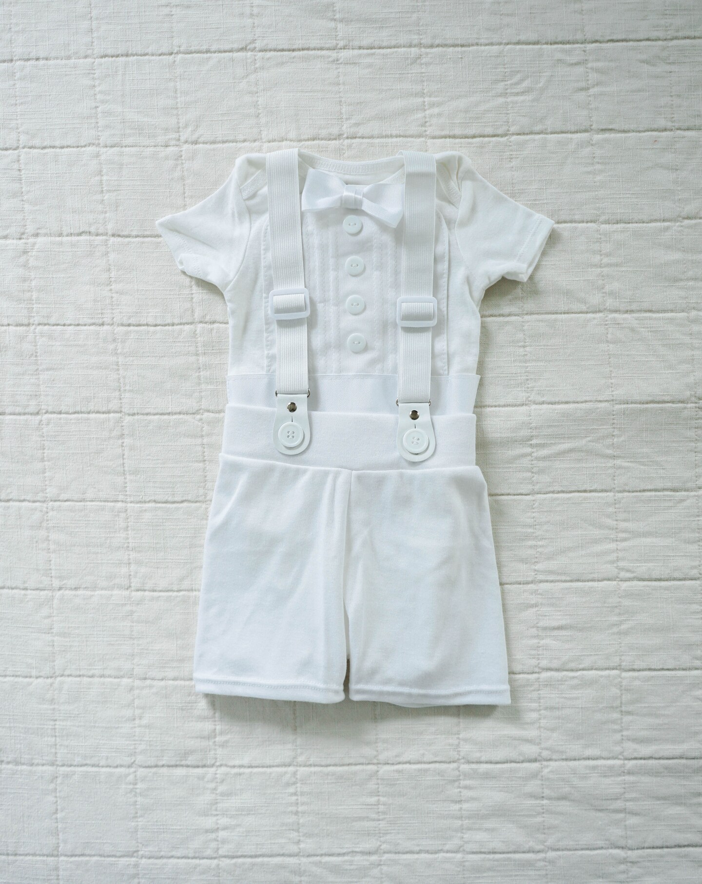 Short Sleeve/Short Pants Baby Boy Baptism, Christening, Blessing, Wedding Outfit, Short hot Sleeve Tuxedo