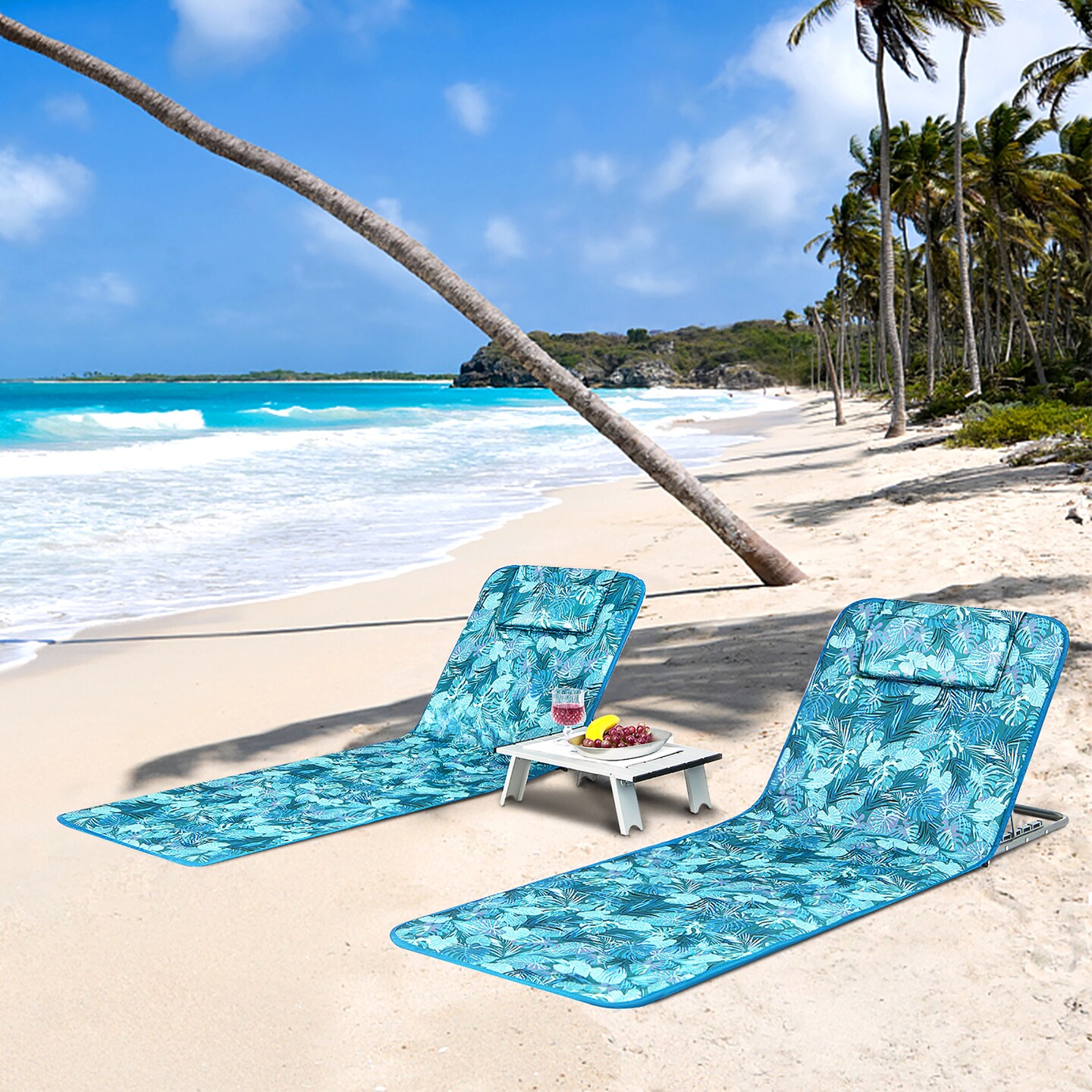 Beach mat lounge orders chair