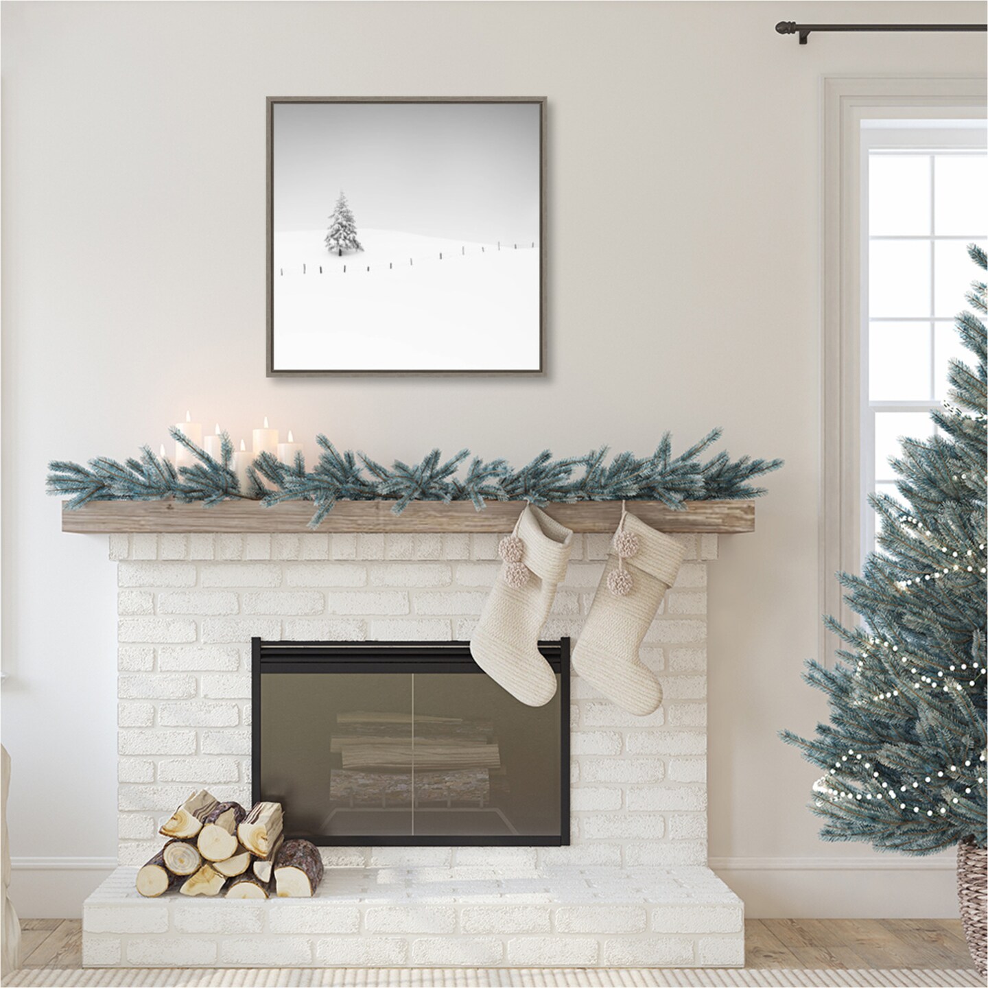 Placeholder by Alexej Schulz Framed Canvas Wall Art