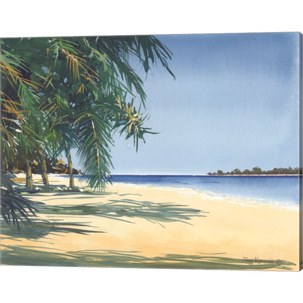 Tropic Solitude by John Rossini 20&#x22; x 16&#x22; Canvas Wall Art