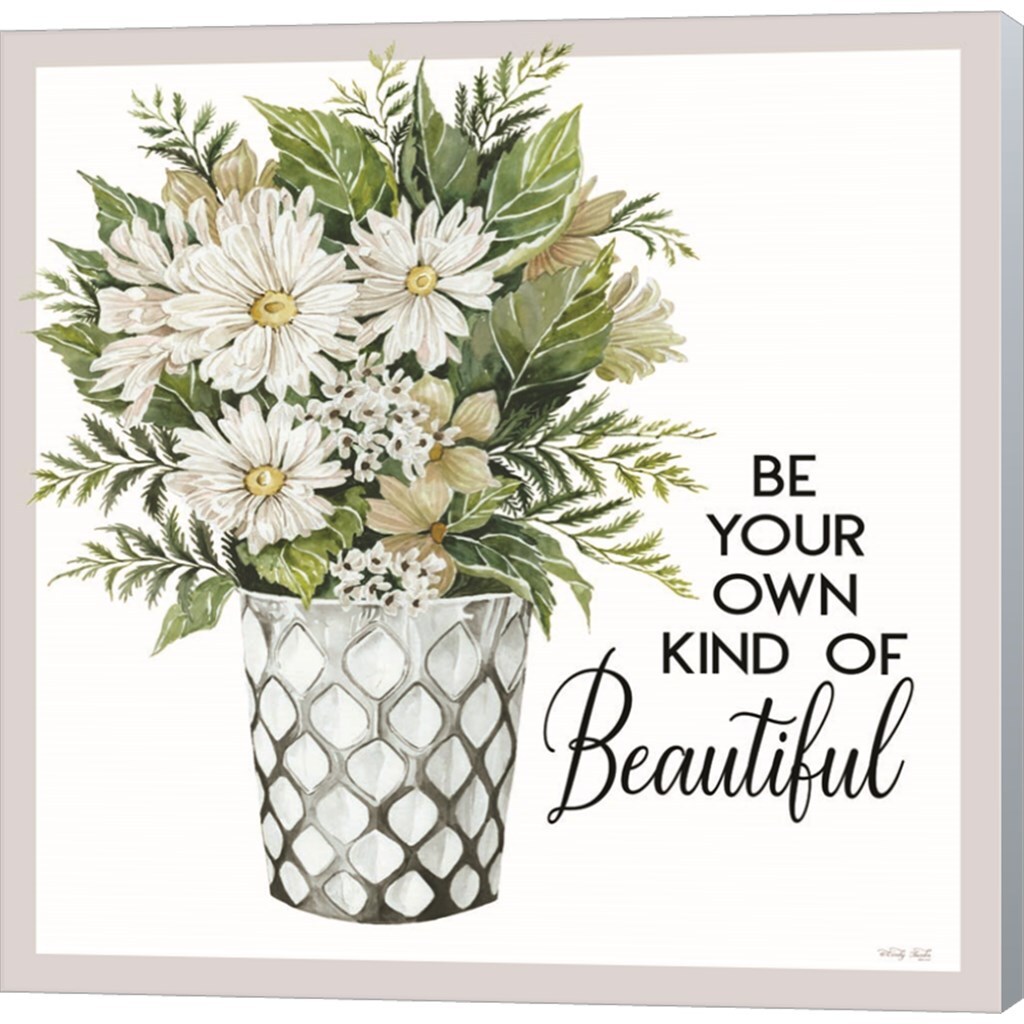 Be Your Own Kind of Beautiful by Cindy Jacobs 12" x 12" Canvas Wall Art