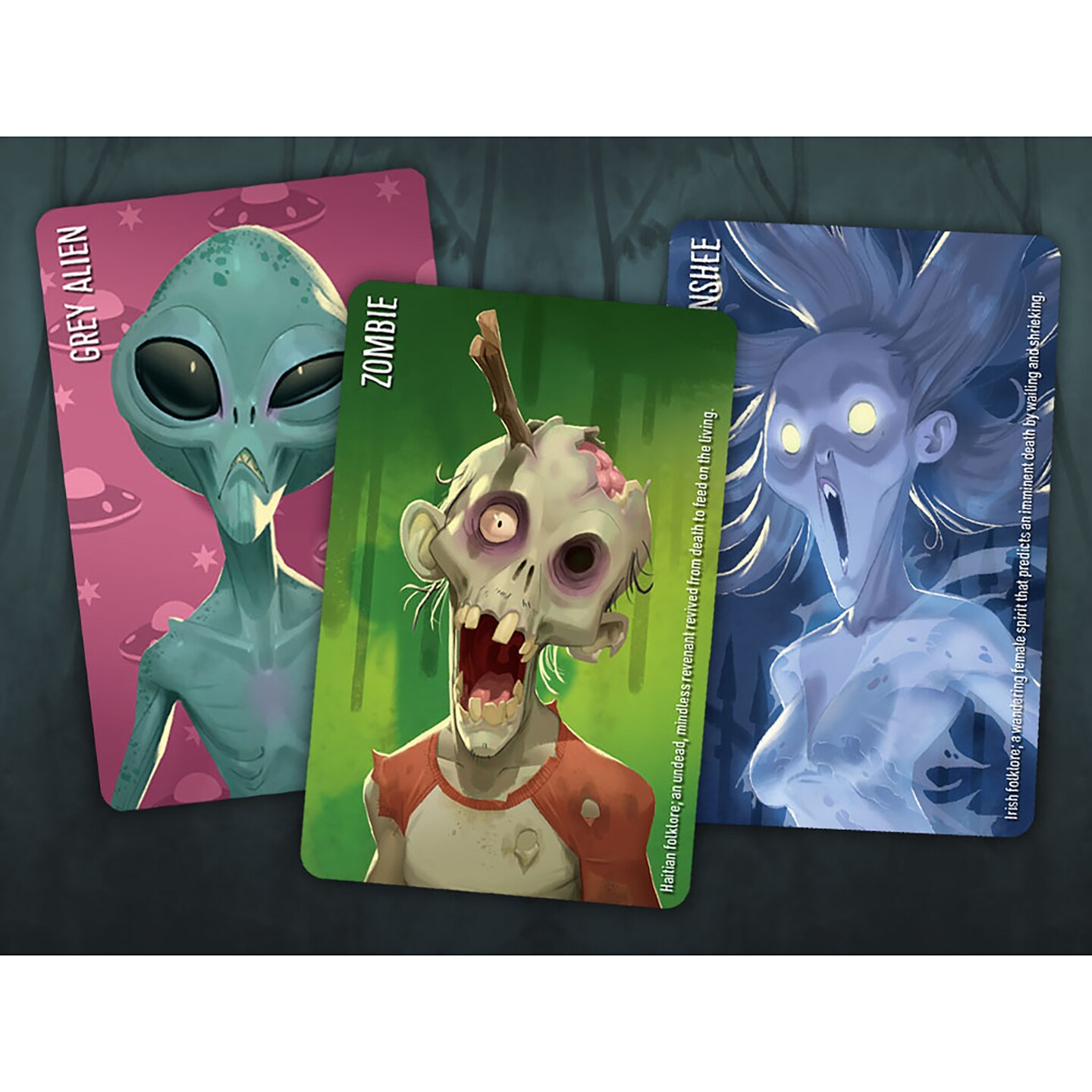 Similo: Spookies - Cooperative Deduction Card Game, Horrible Guild, Ages 7+, 2+ Players, 10 Min