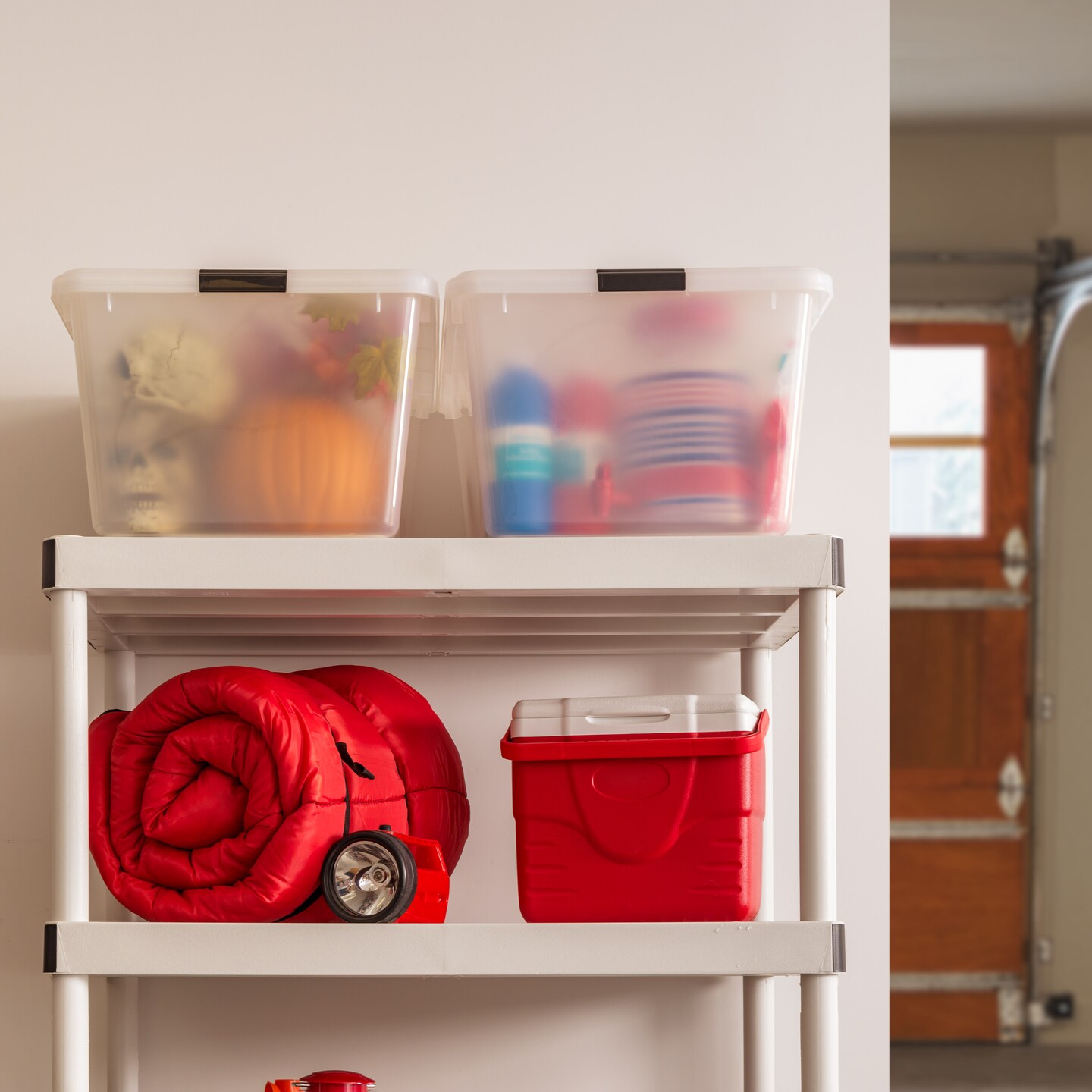 IRIS USA 45/68/91/144qt Plastic Storage Bins with Lids