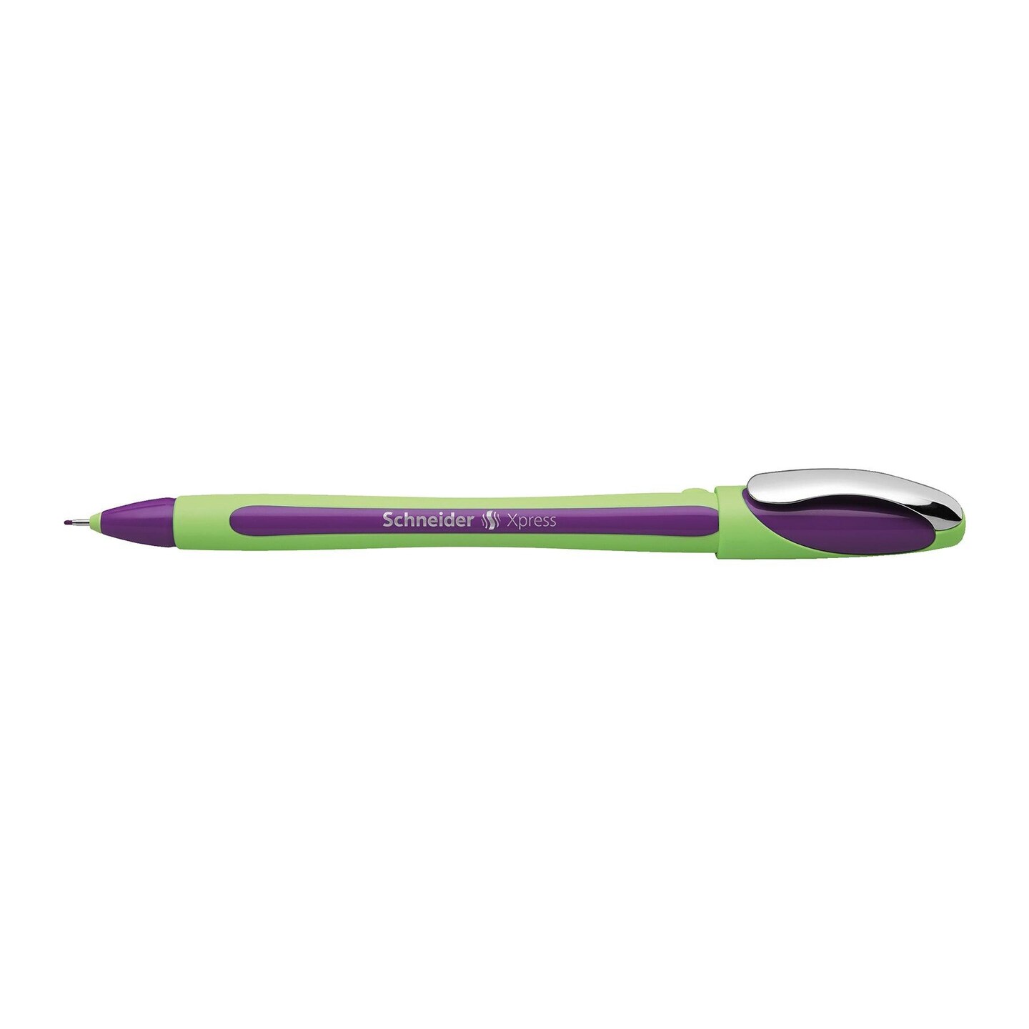 Xpress Fineliner Pen, Fiber Tip, 0.8 mm, Violet, Pack of 10