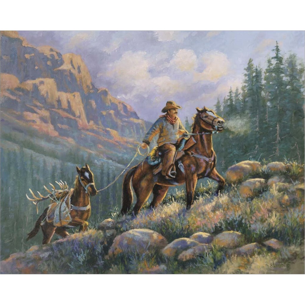 Packing Out by Bruce Langton 20&#x22; x 16&#x22; Canvas Wall Art
