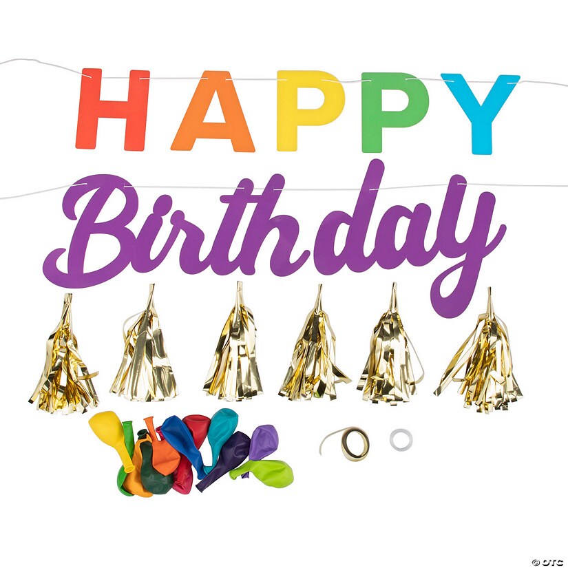 Happy Birthday Door Decorating Kit 31 Pc.