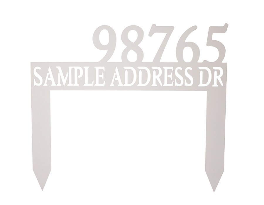 Custom Address Yard Sign - image13