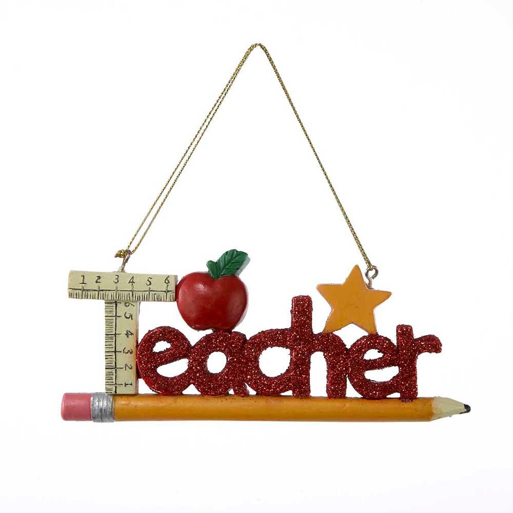 &#x22;Teacher&#x22; Ornament