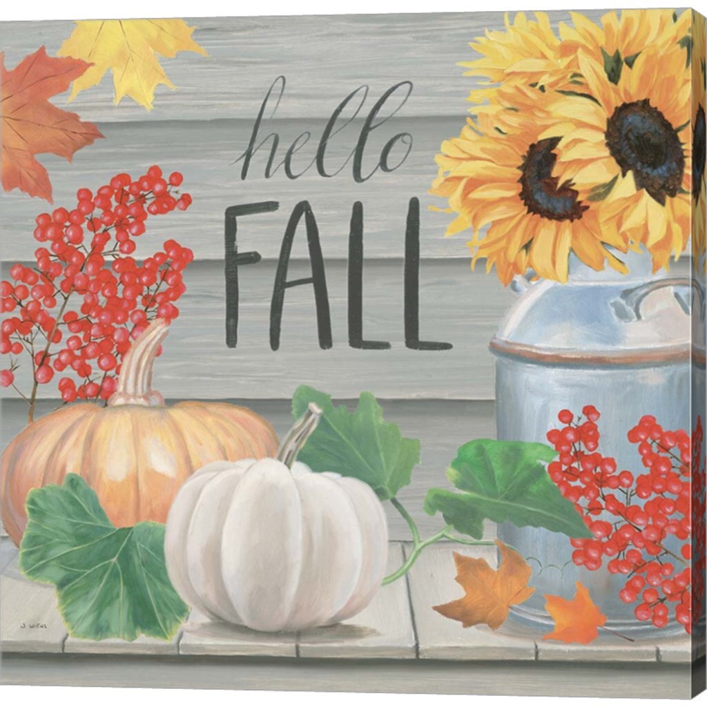 Fall at the Farm V by James Wiens 12&#x22; x 12&#x22; Canvas Wall Art