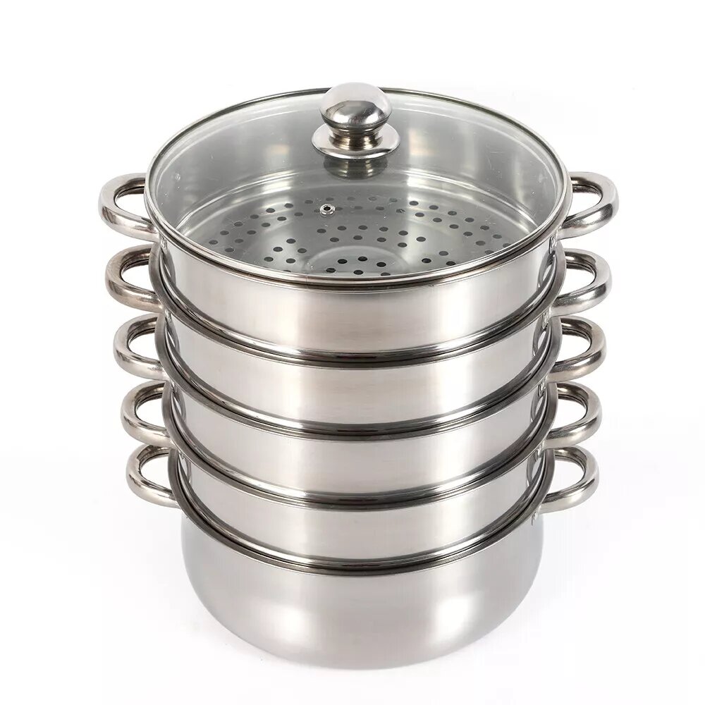 Kitcheniva 5 Tier Stainless Steel Steamer Cooker
