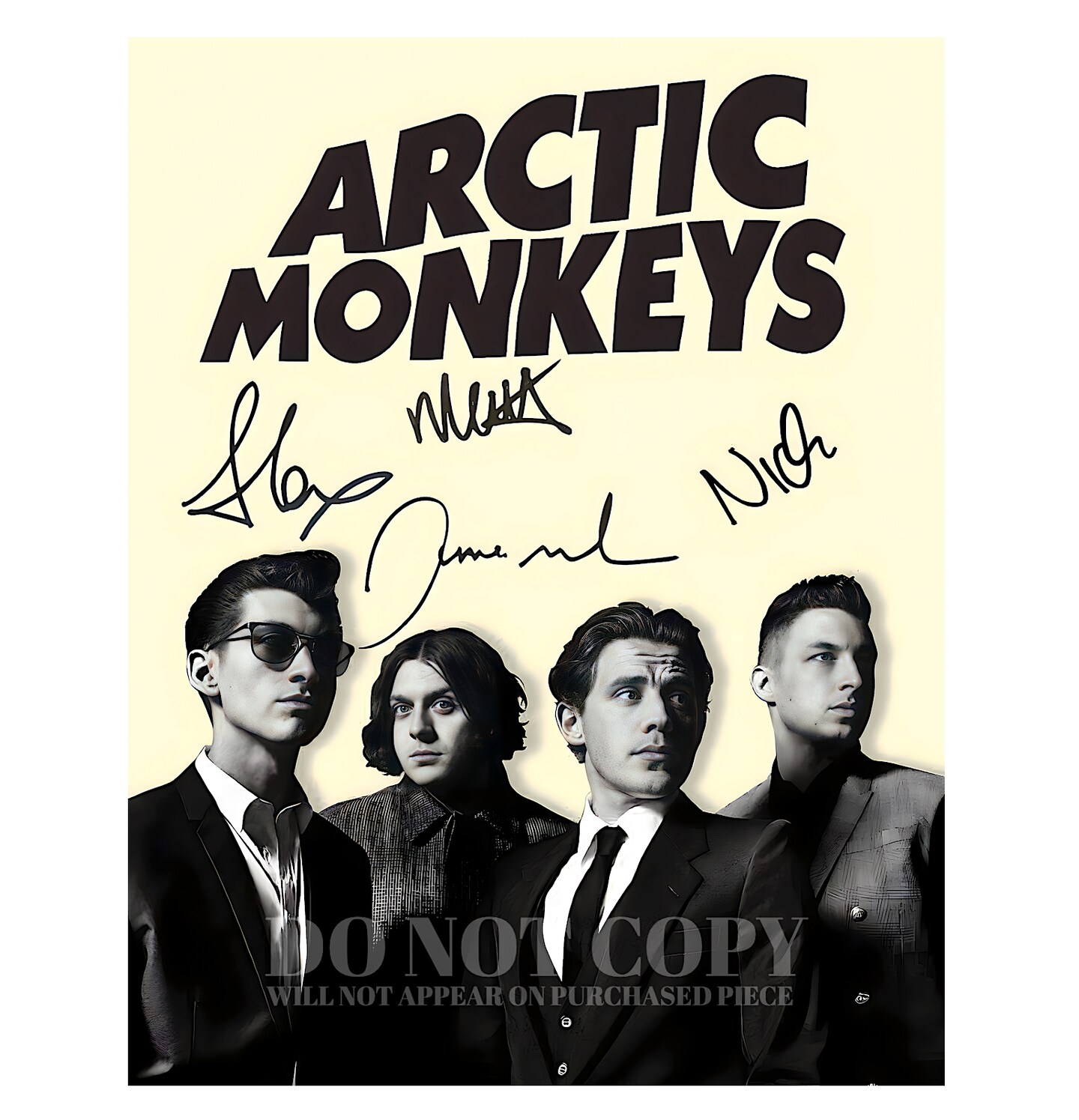 Arctic Monkeys – Matador 7インチ　フォトシート付き Arctic Monkeys Poster 8 X 10 - Magnificent Band Portrait