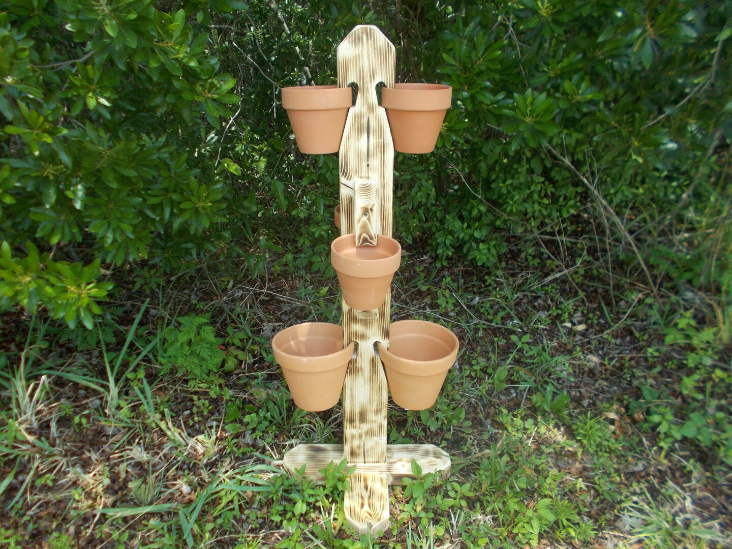 Wooden Plant Stand For 4, 6 or 8 Terracotta Pots product 2