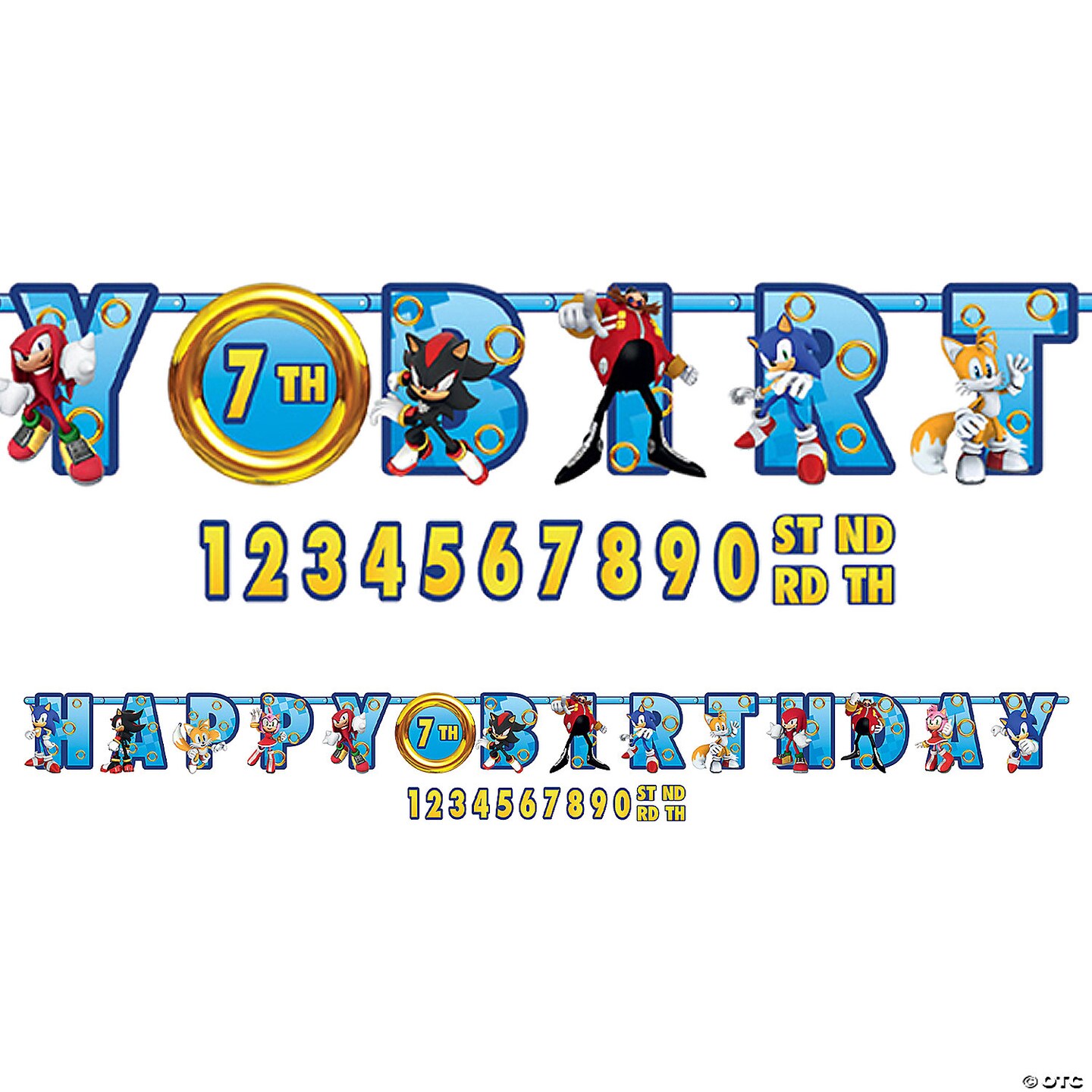 Sonic the Hedgehog&#x2122; Happy Birthday Add-an-Age Banner