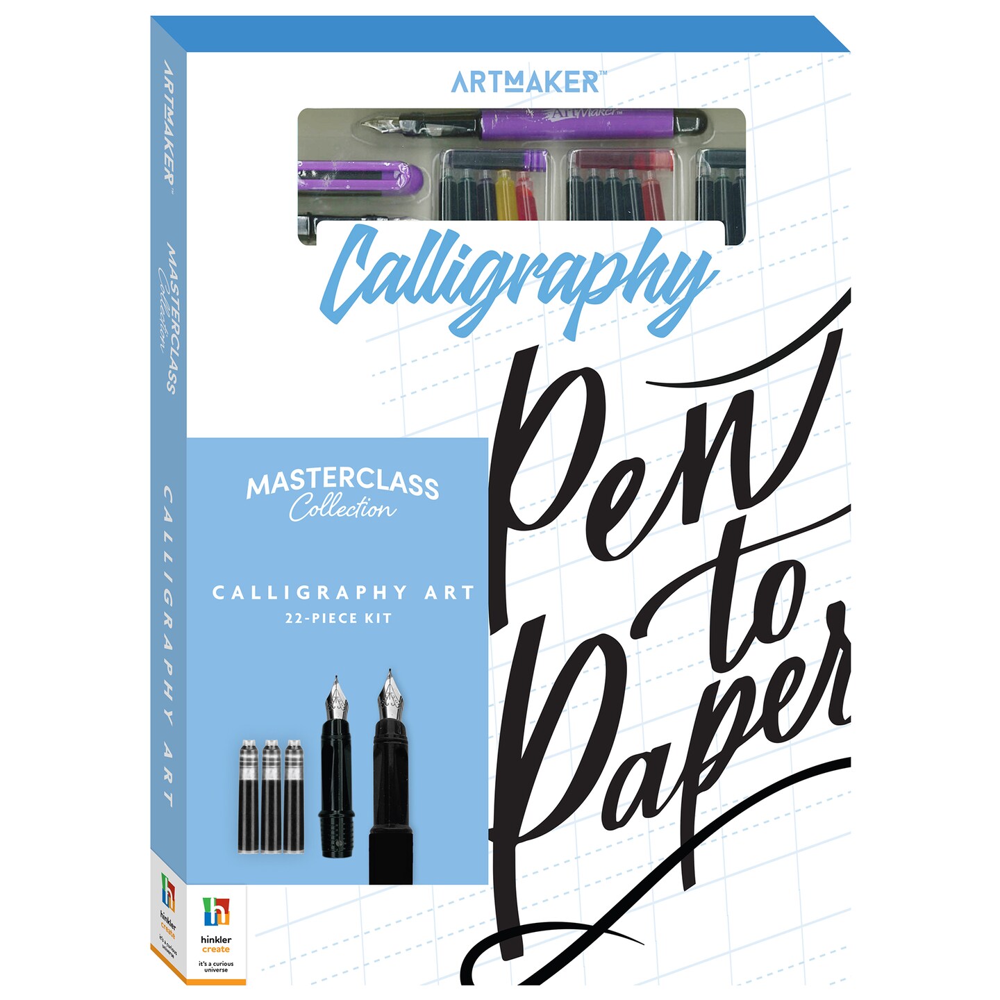 Art Maker Masterclass Collection: Calligraphy Art Kit - Beginner to Advanced Calligraphy - Calligraphy Guide - Calligraphy Equipment