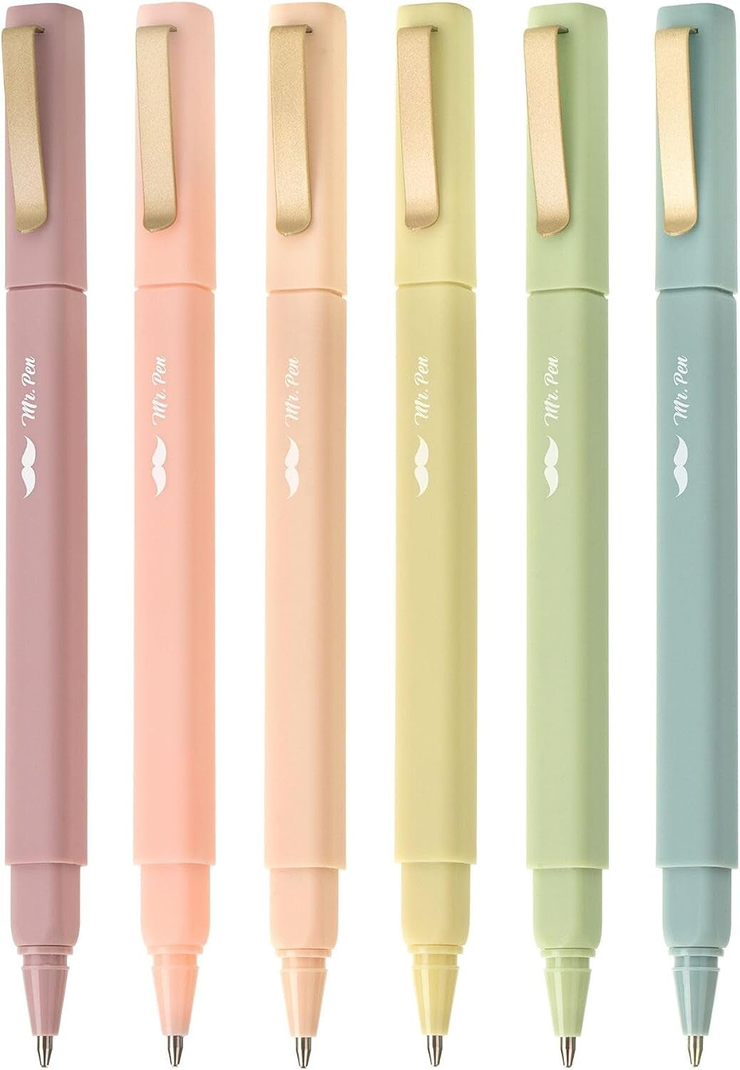 - Aesthetic Pens, 6 Pack, Black Ink, Fast Dry, No Smear Bible Pens No Bleed Through, Fine Point Pen, Ballpoint Pens Ballpoint, Fine Tip Pens for Note Taking, Pens Aesthetic