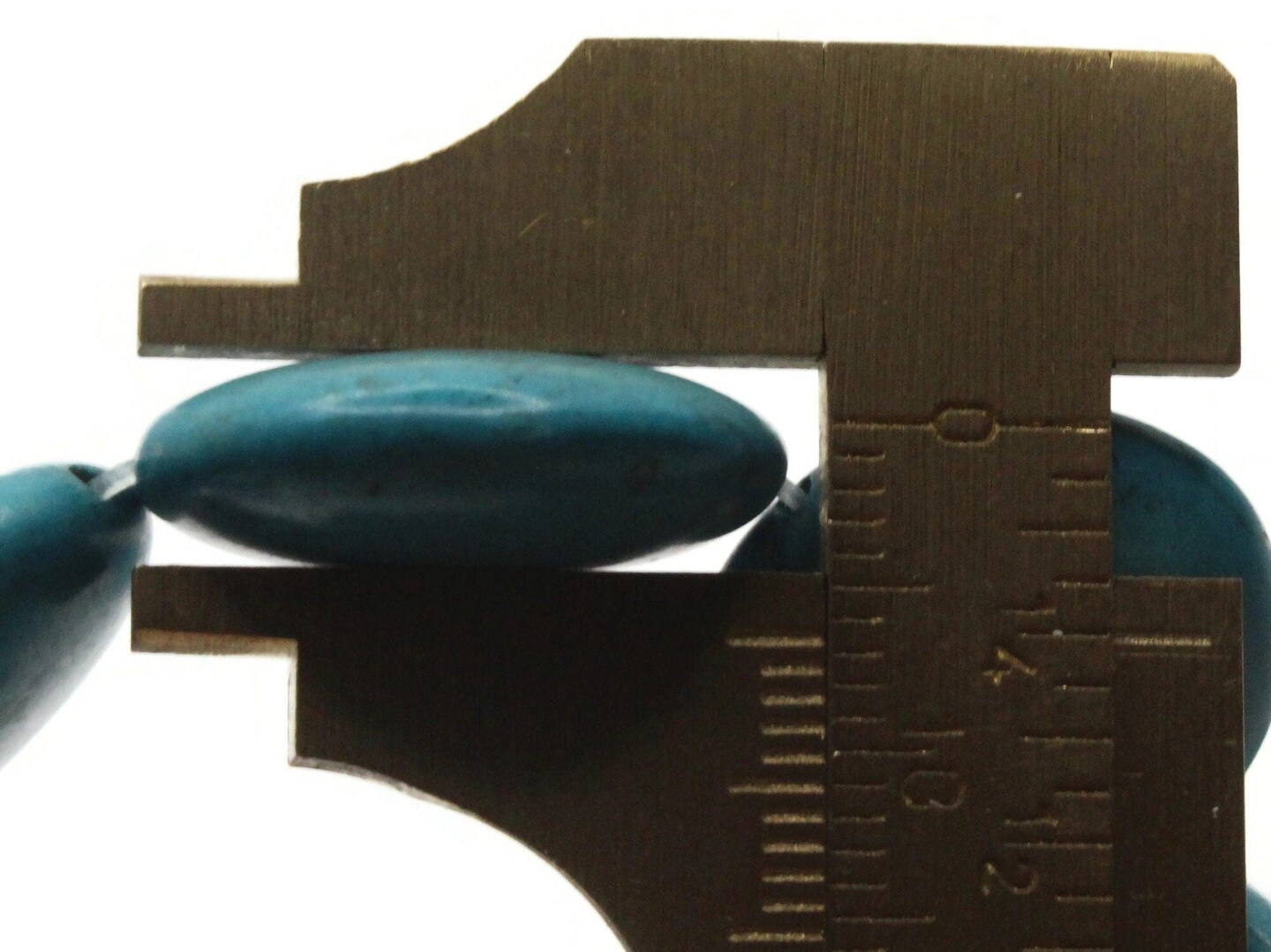 22 20mm Synthetic Turquoise Blue Coin Gemstone Beads