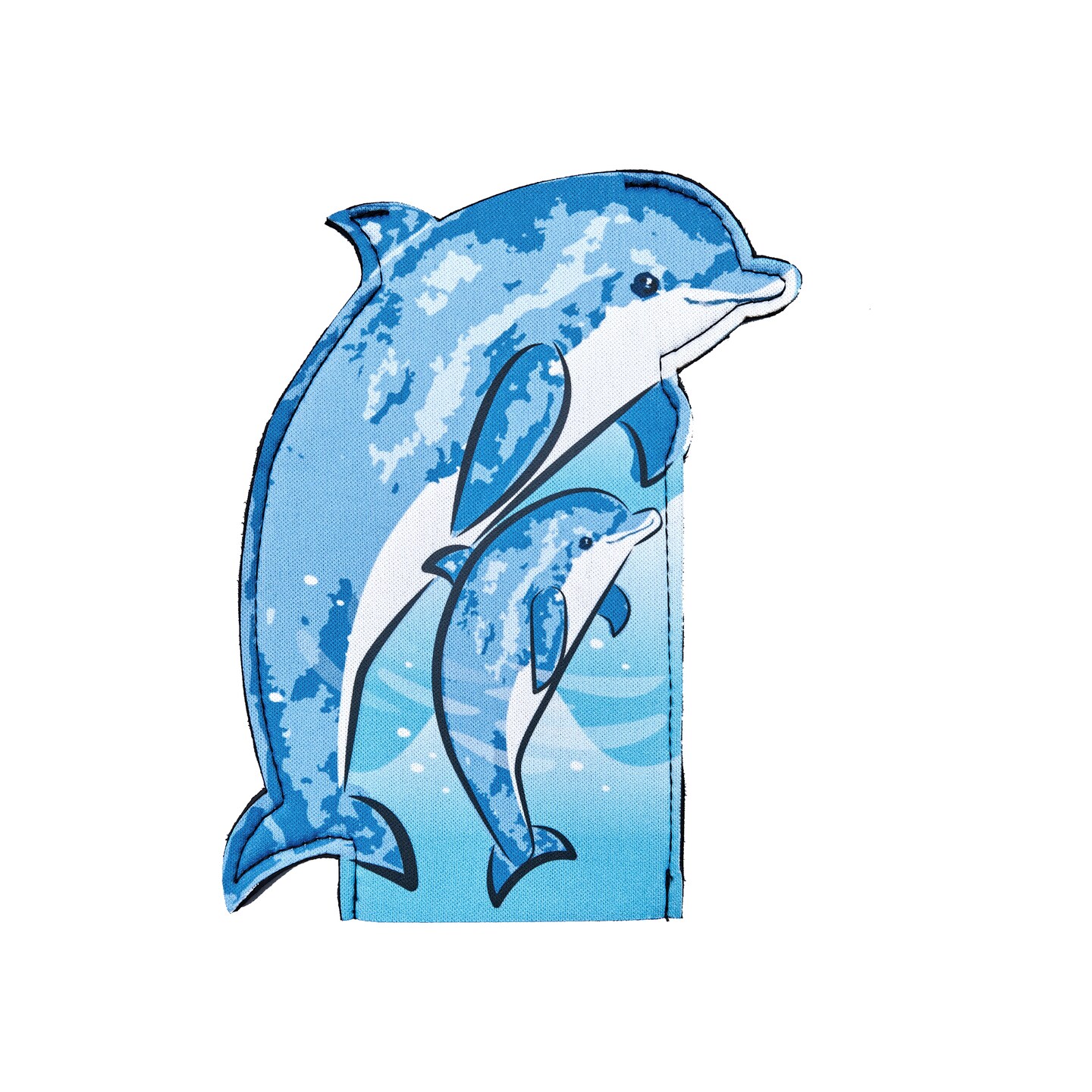 7.6" Dolphins Portable Bottle Sleeve Drink Holder Decor