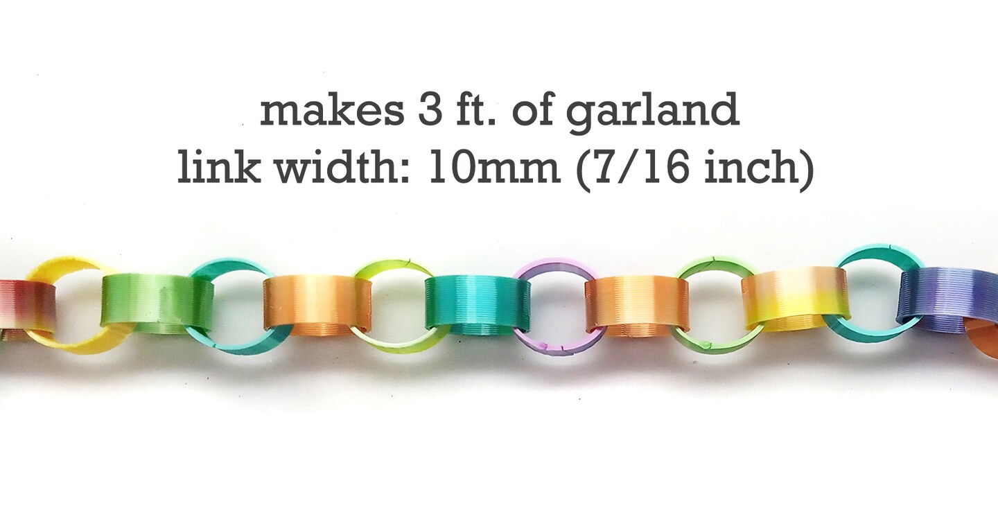 Miniature Garland Link Kit, for Mini Christmas Trees, makes 3 feet of Chain, Adorabilities