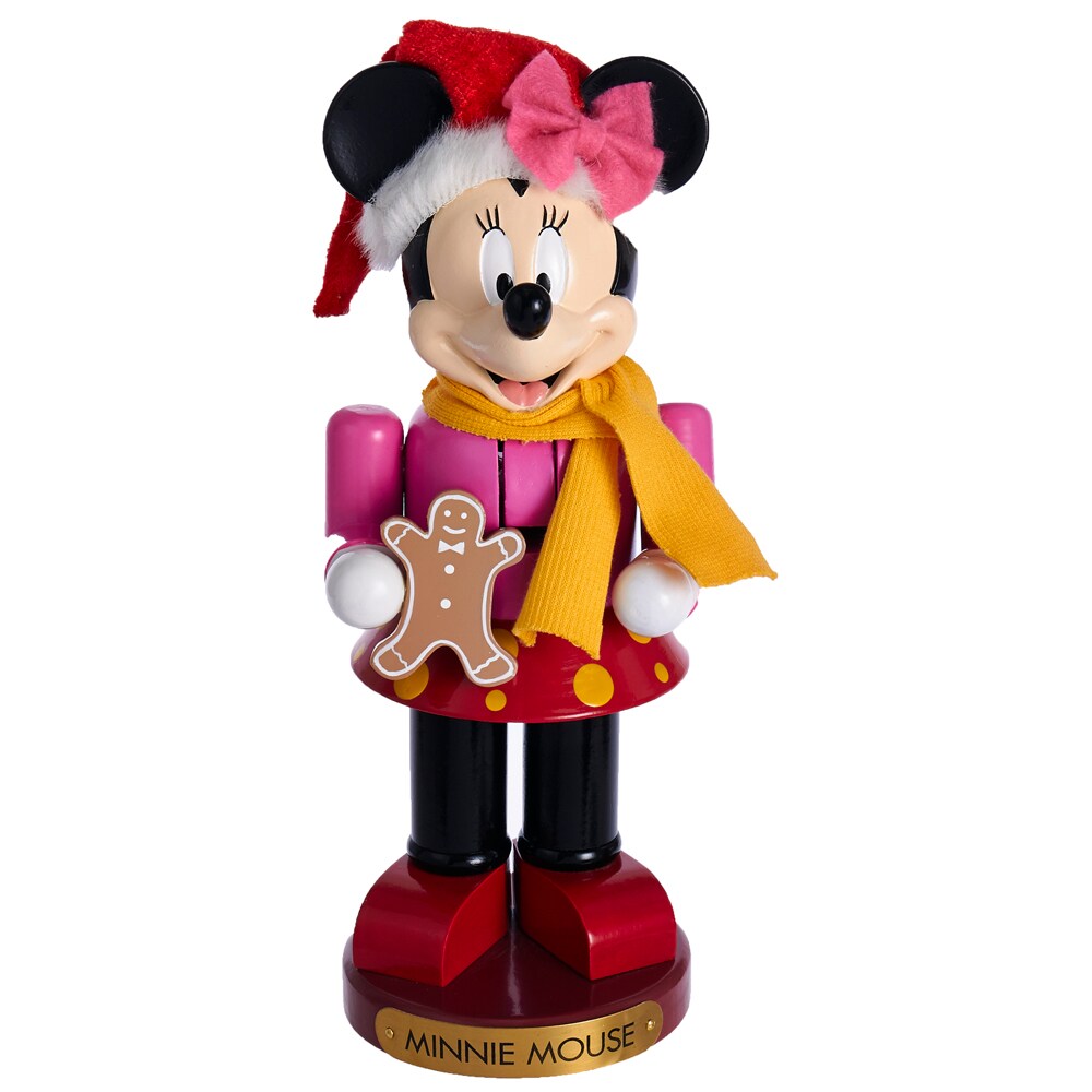 10&#x22; Disney&#xA9; Minnie Mouse With Gingerbread Doll Nutcracker