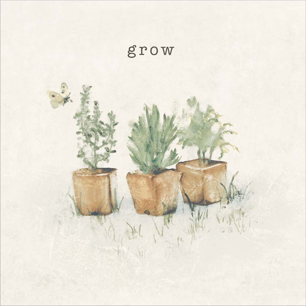 Garden Plants by Cheri Blum 12&#x22; x 12&#x22; Canvas Wall Art
