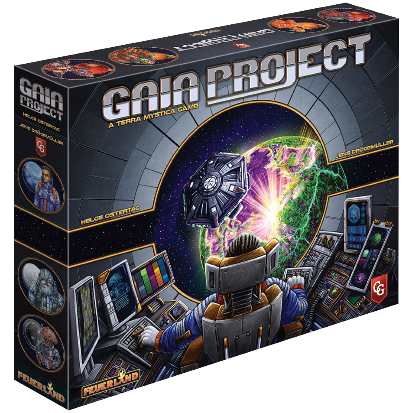Capstone Games: Gaia Project, Strategy Board Game, A Follow Up Game From Terra Mystica, Includes a Challenging Solo Mode, 1 to 5 Players, Ages 14 and Up