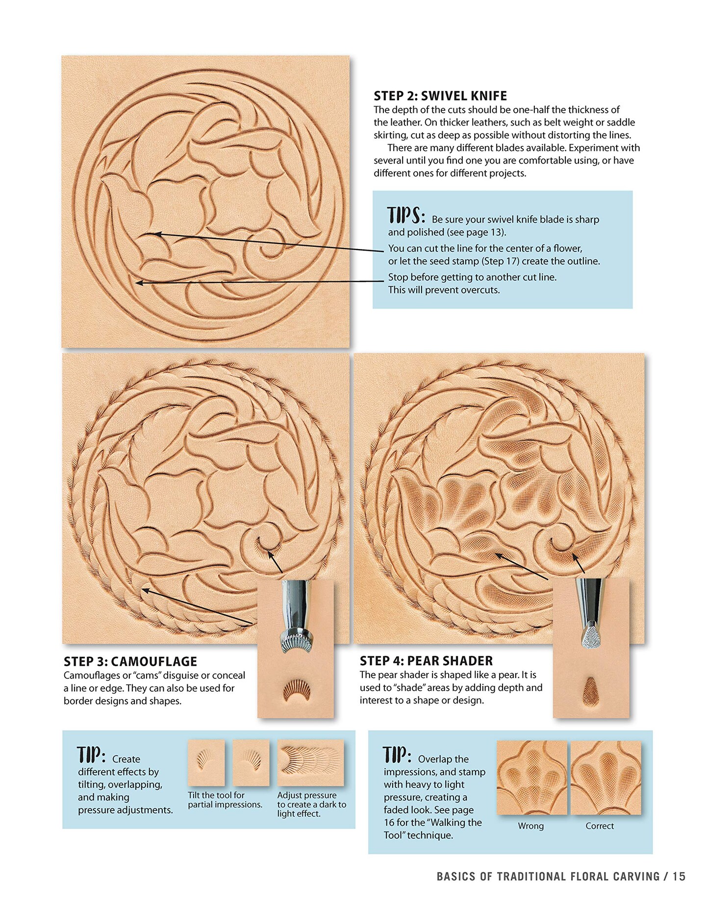 48 pages Get Started in Leather Crafting: Step-by-Step Techniques and Tips for Crafting Success (Design Originals) Beginner-Friendly Projects, Basics of Leather Preparation, Tools, Stamps, Embossing, &#x26; More