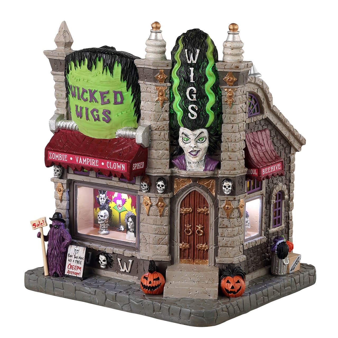 Lemax Spooky Town Halloween Village Wicked Wigs Michaels