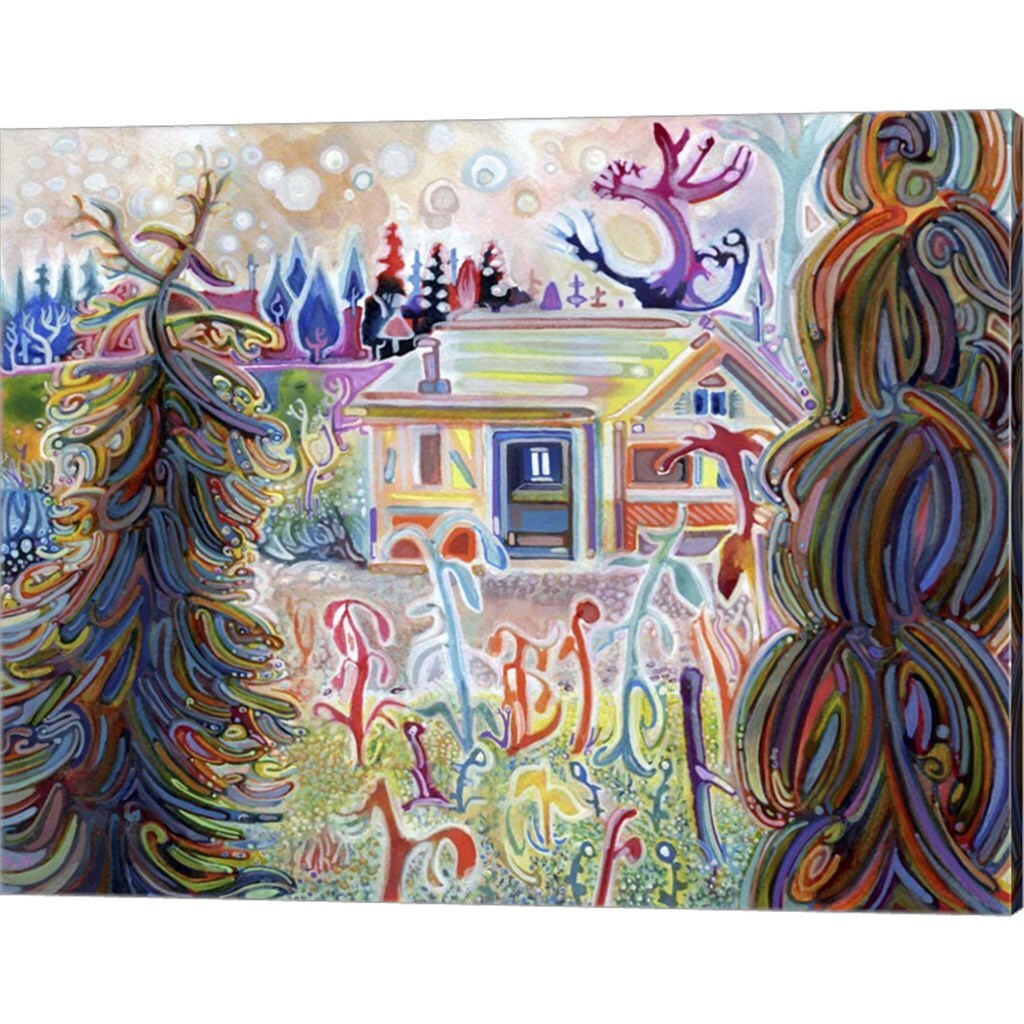 A Cottage in Langley by Josh Byer 20&#x22; x 16&#x22; Canvas Wall Art