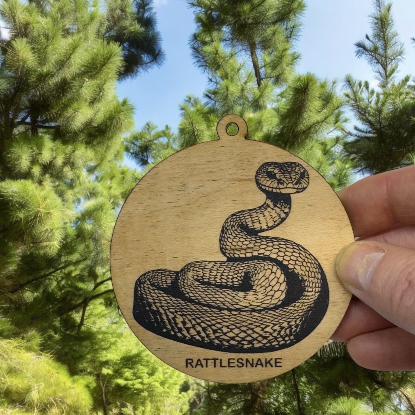 Ornament - Black - Rattlesnake - Serpentes Ornament - Black - Rattlesnake - Serpentes