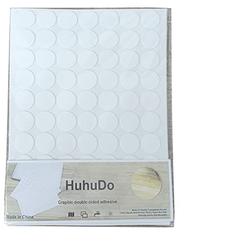 350 Pieces Clear Sticky Tack Adhesive Poster Tacky Putty Removable Round Putty Double-Sided Round No Traces Adhesive Sticke for Festival Decoration