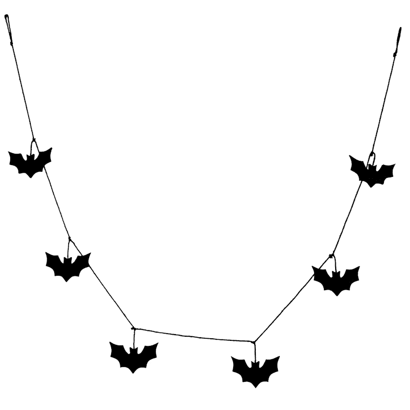 72&#x22; Halloween Bat Garland