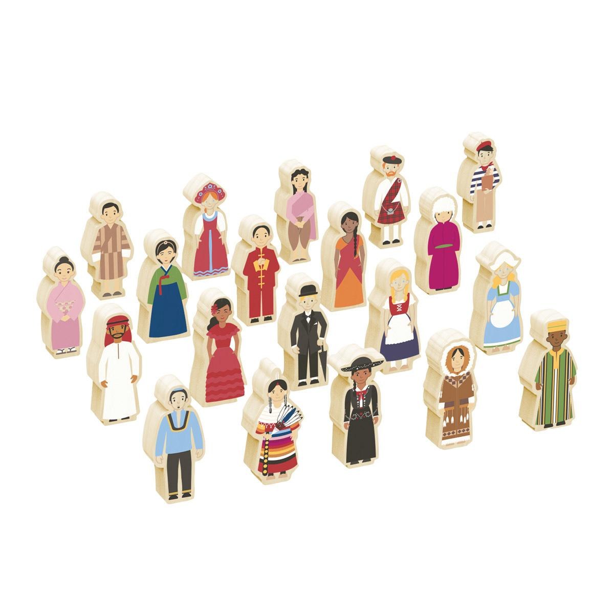 Kaplan Early Learning Company Friends Around the World - 20 Pieces